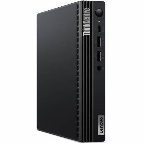 Lenovo ThinkCentre M70q Gen4 12E3 - Tiny - Core i5 13400T / up to 4.4 GHz - RAM 16 GB - SSD 512 GB - TCG Opal Encryption 2, NVMe - UHD Graphics 730 - Gigabit Ethernet, IEEE 802.11ax (Wi-Fi 6E) - Bluetooth 5.1, 802.11a/b/g/n/ac/ax (Wi-Fi 6E) - Win 11 Pro - monitor: none - keyboard: UK - raven black - Lenovo TopSeller - with 3 Years Lenovo Onsite Support + 1 Year Lenovo Premier Support
