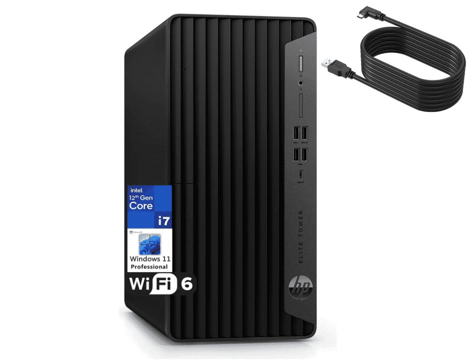 5L2G0EA#ABU HP Elite 800 G9 - Tower - Core i7 12700 / up to 4.9 GHz - vPro - RAM 16 GB - SSD 512 GB - NVMe - UHD Graphics 770 - Gigabit Ethernet - Win 11 Pro - monitor: none - keyboard: UK - Image 1