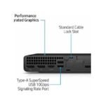HP Elite 800 G9 - Wolf Pro Security - mini desktop - Core i9 13900 / up to 5.6 GHz - RAM 32 GB - SSD 1 TB - NVMe, TLC - UHD Graphics 770 - Gigabit Ethernet, IEEE 802.11ax (Wi-Fi 6E), Bluetooth Dual-Mode - 802.11a/b/g/n/ac/ax (Wi-Fi 6E), Bluetooth 5.3 wireless card - Win 11 Pro - monitor: none - keyboard: UK - with HP 3 years Next Business Day Onsite Hardware Support for Desktops (excl. External Monitor) - with HP Wolf Pro Security Edition (1 year)