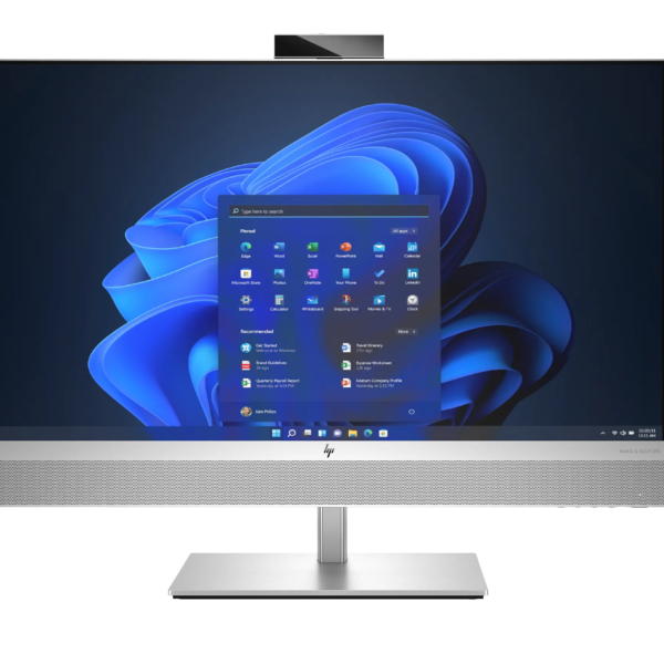 HP EliteOne 870 G9 - All-in-one - Core i7 12700 / up to 4.9 GHz - vPro - RAM 16 GB - SSD 512 GB - NVMe, TLC - UHD Graphics 770 - Gigabit Ethernet, Bluetooth 5.2, IEEE 802.11ax (Wi-Fi 6E) - Bluetooth 5.2, 802.11a/b/g/n/ac/ax (Wi-Fi 6E) - Win 11 Pro - monitor: LED 27" 2560 x 1440 (QHD) @ 60 Hz touchscreen - keyboard: UK - with HP 5 years Next Business Day Onsite Hardware Support for Desktops