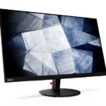 Lenovo ThinkVision S28u-10 - LED monitor - 28" - 3840 x 2160 4K @ 60 Hz - IPS - 300 cd/m≤ - 1000:1 - 4 ms - HDMI, DisplayPort - raven black