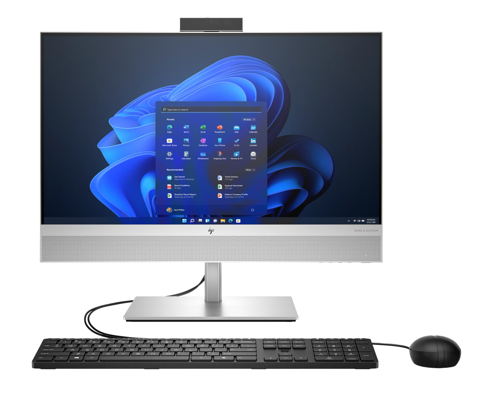 628D9ET#ABU HP EliteOne 840 G9 - Wolf Pro Security - all-in-one - Core i5 13500 / up to 4.8 GHz - RAM 8 GB - SSD 512 GB - NVMe - UHD Graphics 770 - Gigabit Ethernet, IEEE 802.11ax (Wi-Fi 6E), Bluetooth Dual-Mode - 802.11a/b/g/n/ac/ax (Wi-Fi 6E), Bluetooth 5.3 wireless card - Win 11 Pro - monitor: LED 23.8" 1920 x 1080 (Full HD) @ 60 Hz - keyboard: UK - Smart Buy - with HP Wolf Pro Security Edition (3 years) - Image 1