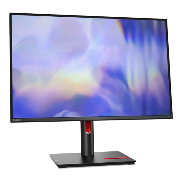 Lenovo ThinkVision T24d-30 - LED monitor - 24" - 1920 x 1200 Full HD (1080p) @ 100 Hz - IPS - 300 cd/m≤ - 1500:1 - 4 ms - HDMI, VGA, DisplayPort - speakers - raven black