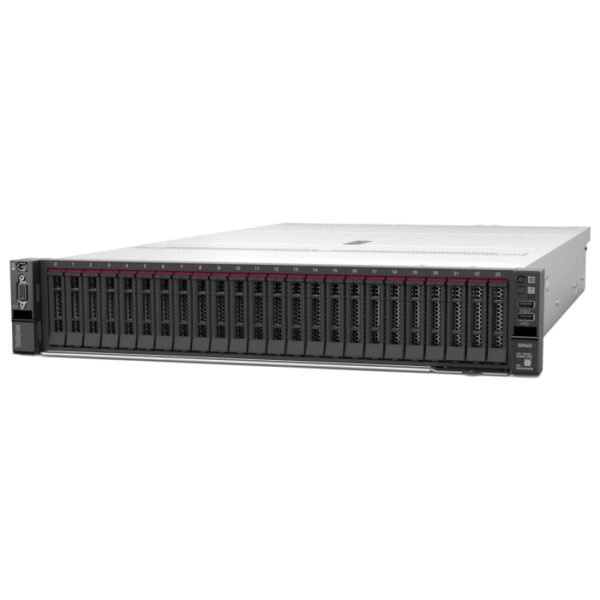 Lenovo ThinkSystem SR665 7D2V - Server - rack-mountable - 2U - 2-way - 1 x EPYC 7303 / up to 3.4 GHz - RAM 32 GB - SAS - hot-swap 2.5" bay(s) - no HDD - Matrox G200 - no OS - monitor: none