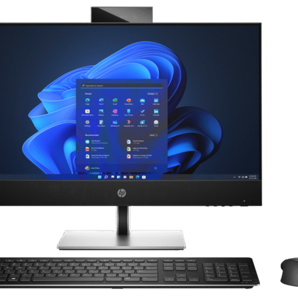 HP ProOne 440 G9 - Wolf Pro Security - all-in-one - Core i5 13500T / up to 4.6 GHz - RAM 8 GB - SSD 512 GB - NVMe - DVD-Writer - UHD Graphics 770 - Gigabit Ethernet, Bluetooth 5.3, IEEE 802.11ax (Wi-Fi 6) - 802.11a/b/g/n/ac/ax, Bluetooth 5.3 - Win 11 Pro - monitor: LED 23.8" 1920 x 1080 (Full HD) @ 60 Hz - keyboard: UK - with HP Wolf Pro Security Edition (3 years)