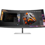 HP 738pu - Series 7 Pro - LED monitor - curved - 38" (37.52" viewable) - 3840 x 1600 WQHD+ @ 60 Hz - IPS Black - 400 cd/m≤ - 2000:1 - DisplayHDR 400 - 5 ms - Thunderbolt 4, HDMI, DisplayPort, USB-C - speakers - black, silver