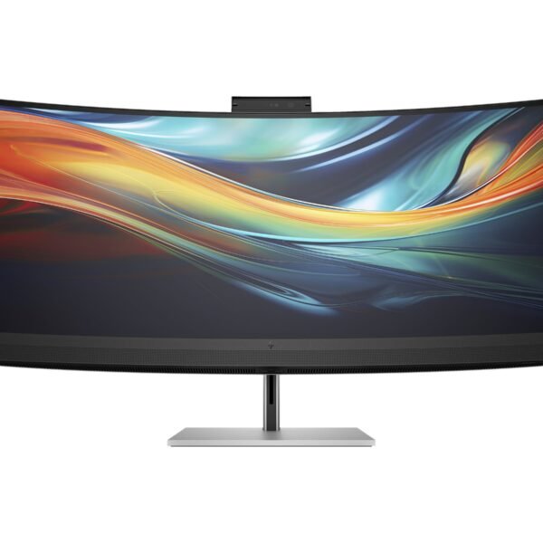 HP 740pm - Series 7 Pro - LED monitor - curved - 40" (39.7" viewable) - 5120 x 2160 WUHD @ 60 Hz - IPS - 300 cd/m≤ - 1000:1 - 5 ms - HDMI, DisplayPort, Thunderbolt 3 - speakers - black, silver