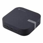 ASUS Chromebox 5 GC029UN - Mini PC - 1 x Celeron 7305 / 1.1 GHz - RAM 4 GB - SSD 128 GB - HD Graphics - GigE, 2.5 GigE, Bluetooth 5.2, 802.11ax (Wi-Fi 6E) - WLAN: Bluetooth 5.2, 802.11a/b/g/n/ac/ax (Wi-Fi 6E) - Chrome OS - monitor: none - eco black