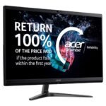 Acer Veriton Z2 VZ2592G - All-in-one - Core i5 1235U / up to 4.4 GHz - RAM 8 GB - SSD 256 GB - Intel Iris Xe Graphics - Gigabit Ethernet, IEEE 802.11ax (Wi-Fi 6) - Bluetooth 5.0, 802.11a/b/g/n/ac/ax - Win 11 Pro - monitor: LED 21.5" 1920 x 1080 (Full HD) @ 75 Hz