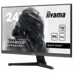 iiyama G-MASTER Black Hawk G2445HSU-B1 - LED monitor - 24" - 1920 x 1080 Full HD (1080p) @ 100 Hz - IPS - 250 cd/m≤ - 1300:1 - 1 ms - HDMI, DisplayPort - speakers - matte black