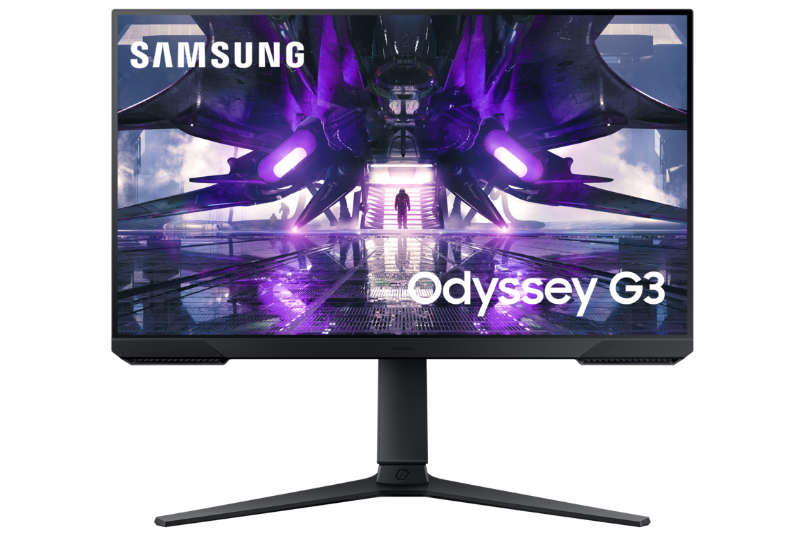 LS24AG320NUXXU Samsung Odyssey G3 S24AG320NU - LED monitor - 24" - 1920 x 1080 Full HD (1080p) @ 165 Hz - VA - 250 cd/m≤ - 3000:1 - 1 ms - HDMI, DisplayPort - black - Image 1