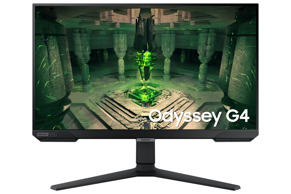 LS25BG400EUXXU Samsung Odyssey G4 S25BG400EU - G40B Series - LED monitor - gaming - 25" - 1920 x 1080 Full HD (1080p) @ 240 Hz - IPS - 400 cd/m≤ - 1000:1 - HDR10 - 1 ms - 2xHDMI, DisplayPort - black - Image 1