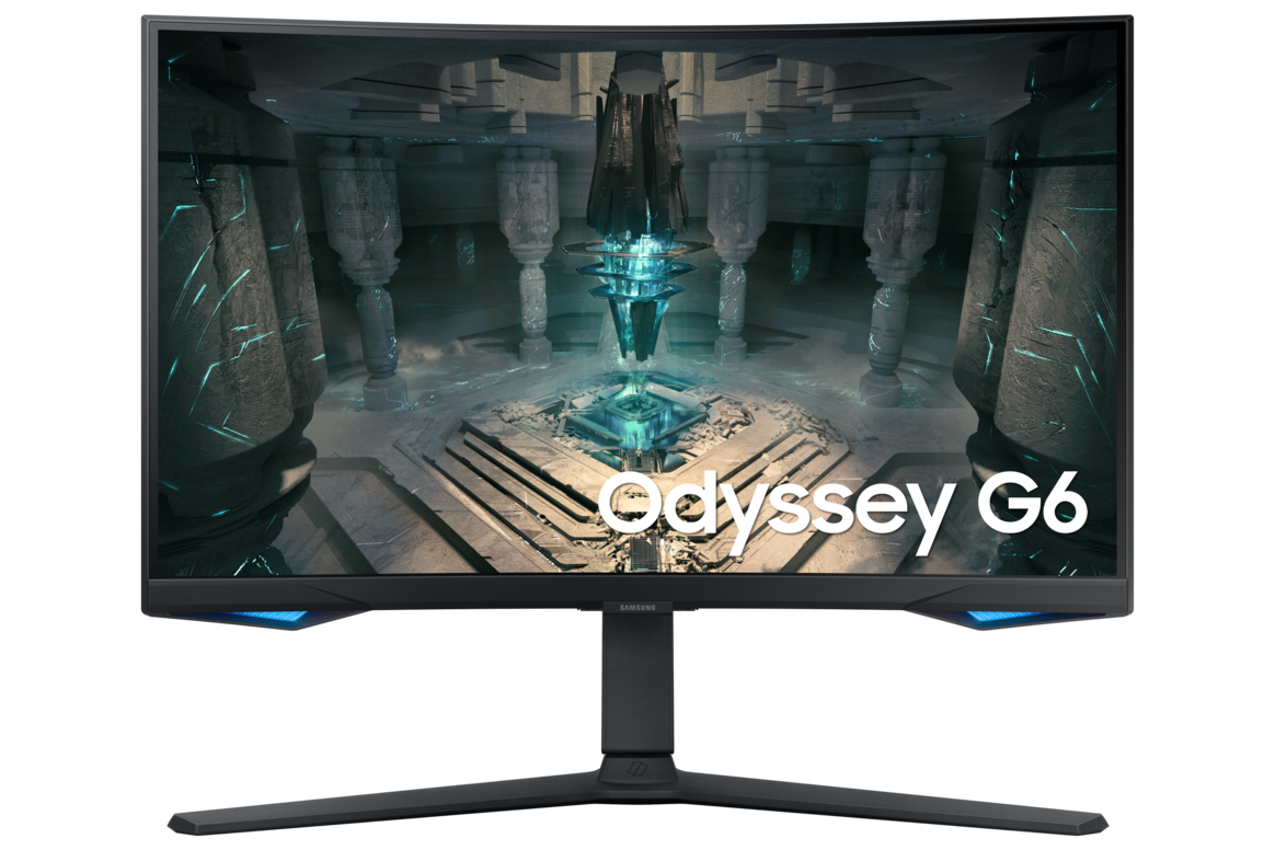 LS27BG650EUXXU Samsung Odyssey G6 S27BG650EU - G65B Series - LED monitor - Smart - gaming - curved - 27" - 2560 x 1440 QHD @ 240 Hz - VA - 350 cd/m≤ - 2500:1 - DisplayHDR 600 - 1 ms - 2xHDMI, DisplayPort - speakers - black - Image 1