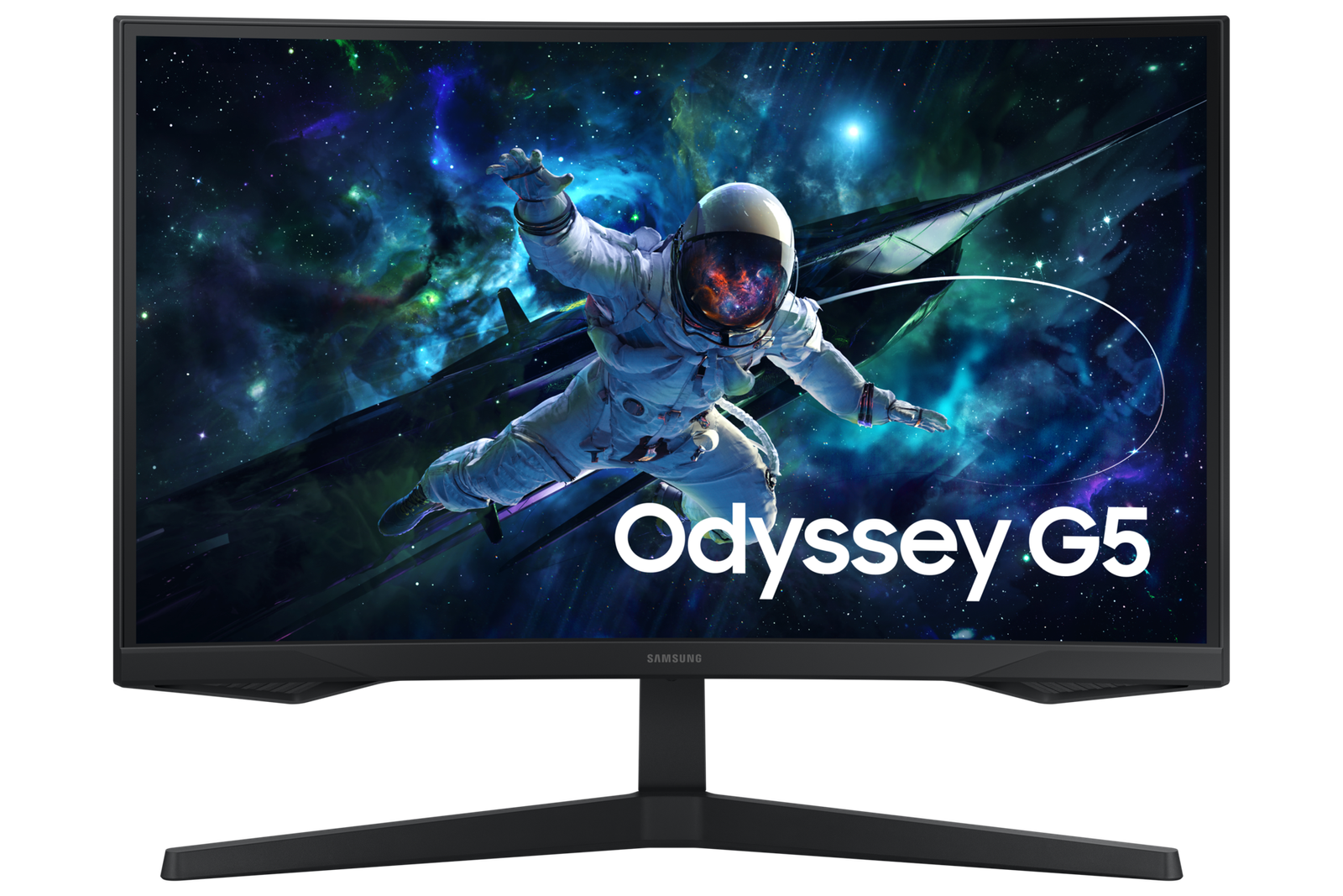 LS27CG552EUXXU Samsung Odyssey G5 S27CG552EU - G55C Series - LED monitor - gaming - curved - 27" - 2560 x 1440 QHD @ 165 Hz - VA - 300 cd/m≤ - 2500:1 - HDR10 - 1 ms - HDMI, DisplayPort - black - Image 1