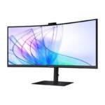 Samsung ViewFinity S6 S34C652VAU - S65VC Series - LED monitor - curved - 34" - 3440 x 1440 UWQHD @ 100 Hz - VA - 350 cd/m≤ - 3000:1 - HDR10 - 5 ms - HDMI, DisplayPort, USB-C - speakers - black