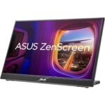 ASUS ZenScreen MB16QHG - LED monitor - 16" (15.6" viewable) - portable - 2560 x 1600 WQXGA @ 120 Hz - IPS - 500 cd/m≤ - 1200:1 - DisplayHDR 400 - 5 ms - HDMI, 2xUSB-C - grey