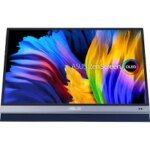 ASUS ZenScreen OLED MQ16AH - LED monitor - 15.6" - portable - 1920 x 1080 Full HD (1080p) - 400 cd/m≤ - 100000000:1 - 2xUSB-C