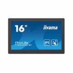 iiyama ProLite T1624MSC-B1 - LED monitor - 15.6" - touchscreen - 1920 x 1080 Full HD (1080p) - IPS - 450 cd/m≤ - 800:1 - 25 ms - HDMI - speakers - black, matte