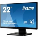 iiyama ProLite T2252MSC-B2 - LED monitor - 22" (21.5" viewable) - touchscreen - 1920 x 1080 Full HD (1080p) @ 60 Hz - IPS - 250 cd/m≤ - 1000:1 - 5 ms - HDMI, DisplayPort - speakers - black, matte finish