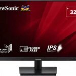 ViewSonic VA3209-2K-MHD - LED monitor - 32" (31.5" viewable) - 2560 x 1440 QHD @ 75 Hz - IPS - 250 cd/m≤ - 1200:1 - HDR10 - 4 ms - 2xHDMI, DisplayPort - speakers