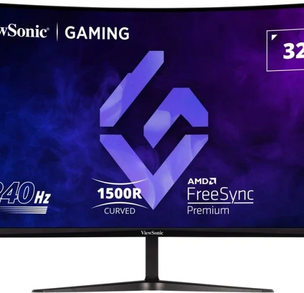 ViewSonic VX3219-PC-MHD - LED monitor - gaming - curved - 32" - 1920 x 1080 Full HD (1080p) @ 240 Hz - VA - 300 cd/m≤ - 3000:1 - 1 ms - 2xHDMI, DisplayPort - speakers