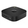 HP Chromebox Enterprise G3 - Mini - 1 x Celeron 5205U up to - RAM 4 GB - flash - eMMC 64 GB - UHD Graphics - Gigabit Ethernet, IEEE 802.11ax (Wi-Fi 6) - Bluetooth 5.0, 802.11a/b/g/n/ac/ax - Chrome OS (with Chrome Enterprise Upgrade) - monitor: none - sparkling black