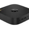 HP Chromebox G3 - Mini - 1 x Celeron 5205U up to - RAM 4 GB - flash - eMMC 32 GB - UHD Graphics - Gigabit Ethernet, IEEE 802.11ax (Wi-Fi 6) - Bluetooth 5.0, 802.11a/b/g/n/ac/ax - Chrome OS - monitor: none - sparkling black