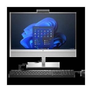 HP EliteOne 840 G9 - Wolf Pro Security - all-in-one - Core i7 12700 / up to 4.9 GHz - vPro - RAM 16 GB - SSD 512 GB - NVMe - UHD Graphics 770 - Gigabit Ethernet, Bluetooth 5.2, IEEE 802.11ax (Wi-Fi 6E) - Bluetooth 5.2, 802.11a/b/g/n/ac/ax (Wi-Fi 6E) - Win 10 Pro (includes Win 11 Pro Licence) - monitor: LED 23.8" 1920 x 1080 (Full HD) @ 60 Hz touchscreen - keyboard: UK - with HP 5 years Next Business Day Onsite Hardware Support for Desktops - with HP Wolf Pro Security Edition (1 year)