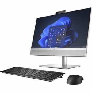 HP EliteOne 840 G9 - All-in-one - Core i5 12600 / up to 4.8 GHz - vPro - RAM 8 GB - SSD 256 GB - NVMe, TLC - UHD Graphics 770 - Gigabit Ethernet, Bluetooth 5.2, IEEE 802.11ax (Wi-Fi 6E) - Bluetooth 5.2, 802.11a/b/g/n/ac/ax (Wi-Fi 6E) - Win 11 Pro - monitor: LED 23.8" 1920 x 1080 (Full HD) @ 60 Hz - keyboard: UK - with HP 3 years Next Business Day Onsite Hardware Support for Desktops