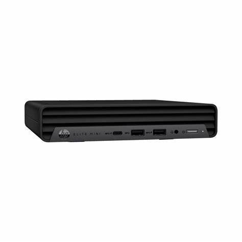 HP Elite 800 G9 - Mini desktop - Core i7 12700 / up to 4.9 GHz - vPro - RAM 16 GB - SSD 512 GB - NVMe - UHD Graphics 770 - Gigabit Ethernet, Bluetooth 5.2, IEEE 802.11ax (Wi-Fi 6E) - Bluetooth 5.2, 802.11a/b/g/n/ac/ax (Wi-Fi 6E) - Win 11 Pro (includes Win 10 Pro Licence) - monitor: none - keyboard: UK - with HP 3 years Next Business Day Onsite Hardware Support for Desktops