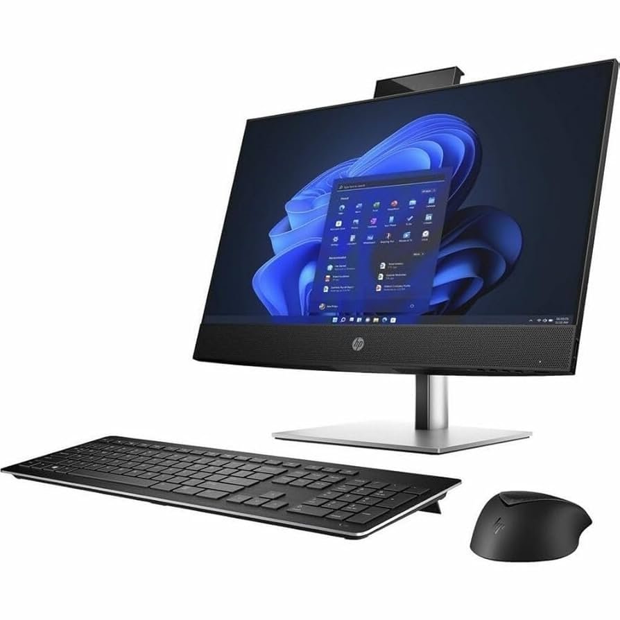 HP ProOne 440 G9 - Wolf Pro Security - all-in-one - Core i5 13500T / up to 4.6 GHz - RAM 8 GB - SSD 512 GB - NVMe - DVD-Writer - UHD Graphics 770 - Gigabit Ethernet, Bluetooth 5.3 - 802.11a/b/g/n/ac/ax, Bluetooth 5.3 - Win 11 Pro - monitor: LED 23.8" 1920 x 1080 (Full HD) @ 60 Hz - keyboard: UK - Smart Buy - with HP Wolf Pro Security Edition (3 years)