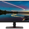 Lenovo ThinkVision T24m-20 - LED monitor - 24" (23.8" viewable) - 1920 x 1080 Full HD (1080p) - IPS - 250 cd/m≤ - 1000:1 - 4 ms - HDMI, DisplayPort, USB-C - raven black