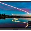 Lenovo ThinkVision T86 - LED monitor - 86" - stationary - touchscreen - 3840 x 2160 4K @ 60 Hz - VA - 400 cd/m≤ - 4000:1 - DisplayHDR 10 - 6.5 ms - speakers - raven black