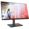 Lenovo ThinkVision P24q-30 - LED monitor - 23.8" - 2560 x 1440 QHD @ 60 Hz - IPS - 300 cd/m≤ - 1000:1 - 4 ms - HDMI, DisplayPort - raven black