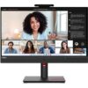 Lenovo ThinkVision T24mv-30 - LED monitor - 24" (23.8" viewable) - 1920 x 1080 Full HD (1080p) - IPS - 250 cd/m≤ - 1000:1 - 4 ms - HDMI, DisplayPort, USB-C - speakers - raven black