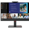 Lenovo ThinkVision T24v-30 - LED monitor - 24" (23.8" viewable) - 1920 x 1080 Full HD (1080p) @ 75 Hz - IPS - 250 cd/m≤ - 1000:1 - 4 ms - HDMI, VGA, DisplayPort - speakers - raven black