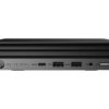 HP Elite 600 G9 - Mini - Core i5 12500T / up to 4.4 GHz - RAM 8 GB - SSD 256 GB - NVMe, TLC - UHD Graphics 770 - Gigabit Ethernet, Bluetooth 5.2, IEEE 802.11ax (Wi-Fi 6E) - Bluetooth 5.2, 802.11a/b/g/n/ac/ax (Wi-Fi 6E) - Win 11 Pro - monitor: none - keyboard: UK