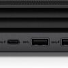 HP Elite 600 G9 - Mini - Core i5 12500T / up to 4.4 GHz - RAM 8 GB - SSD 256 GB - NVMe, TLC - UHD Graphics 770 - Gigabit Ethernet, Bluetooth 5.2, IEEE 802.11ax (Wi-Fi 6E) - Bluetooth 5.2, 802.11a/b/g/n/ac/ax (Wi-Fi 6E) - Win 10 Pro (includes Win 11 Pro Licence) - monitor: none - keyboard: UK - with HP 3 years Next Business Day Onsite Hardware Support for Desktops