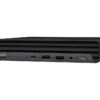 HP Elite 600 G9 - Mini - Core i5 12500T / up to 4.4 GHz - RAM 16 GB - SSD 256 GB - NVMe, TLC - UHD Graphics 770 - Gigabit Ethernet, Bluetooth 5.2, IEEE 802.11ax (Wi-Fi 6E) - Bluetooth 5.2, 802.11a/b/g/n/ac/ax (Wi-Fi 6E) - Win 11 Pro (includes Win 10 Pro Licence) - monitor: none - keyboard: UK - with HP 3 years Next Business Day Onsite Hardware Support for Desktops