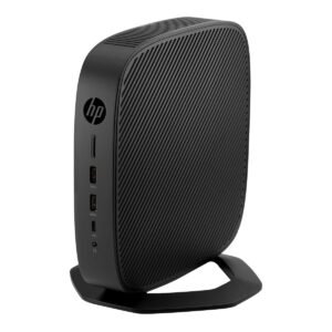 HP t640 - Thin client - SFF - 1 x Ryzen Embedded R1505G / up to 3.3 GHz - RAM 8 GB - flash 64 GB - Radeon Vega 3 - Gigabit Ethernet - Windows 10 IoT Enterprise for Thin Clients 64-bit - monitor: none - keyboard: UK
