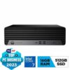 HP Elite 800 G9 - Wolf Pro Security - SFF - Core i7 13700 / up to 5.2 GHz - vPro - RAM 16 GB - SSD 512 GB - NVMe - T400 - Gigabit Ethernet, IEEE 802.11ax (Wi-Fi 6E), Bluetooth Dual-Mode - 802.11a/b/g/n/ac/ax (Wi-Fi 6E), Bluetooth 5.3 wireless card - Win 11 Pro - monitor: none - keyboard: UK - with HP Wolf Pro Security Edition (3 years)