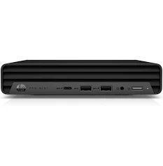 HP Pro 400 G9 - Wolf Pro Security - mini - Core i7 13700T / up to 4.9 GHz - RAM 16 GB - SSD 512 GB - NVMe - UHD Graphics 770 - Gigabit Ethernet, IEEE 802.11ax (Wi-Fi 6E), Bluetooth Dual-Mode - 802.11a/b/g/n/ac/ax (Wi-Fi 6E), Bluetooth 5.3 wireless card - Win 11 Pro - monitor: none - keyboard: UK - with HP 1 year Wolf Pro Security Edition Service - with HP Wolf Pro Security Edition (1 year)