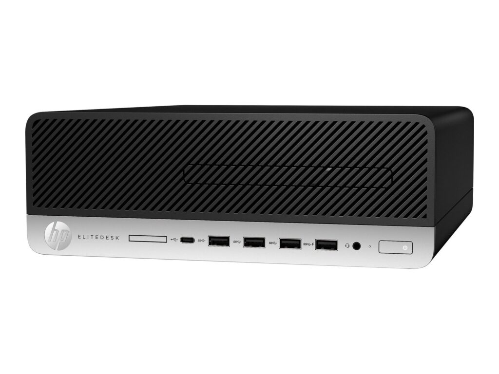 HP EliteDesk 705 G5 - SFF - Ryzen 5 Pro 3400G / up to 4.2 GHz - RAM 8 GB - HDD 1 TB - DVD-Writer - Radeon Vega 11 - Gigabit Ethernet - Win 10 Pro 64-bit - monitor: none - keyboard: UK
