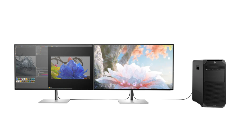 HP 732pk - Series 7 Pro - LED monitor - 32" (31.5" viewable) - 3840 x 2160 4K @ 60 Hz - IPS Black - 400 cd/m≤ - 2000:1 - HDR400 - 5 ms - Thunderbolt 4, HDMI, DisplayPort - black, silver