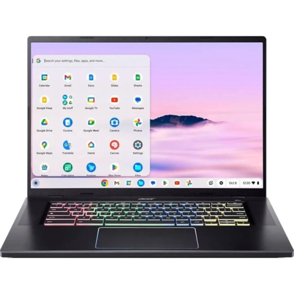 Acer Chromebook Plus 516 GE CBG516-2H-59S4 – 16" WQXGA 120Hz Gaming Laptop, Intel Core 5 120U, 8GB LPDDR5, 256GB SSD, Wi-Fi 6E, RGB Keyboard, ChromeOS NX.KRVAA.001 (Renewed)