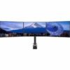 Iiyama DS1003C-B1 - Stand - adjustable arm - for 3 monitors - black - screen size: 10"-27" - desktop stand