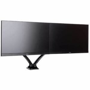 Iiyama DS3002C-B1 - Mounting kit - adjustable arm - for 2 monitors - black - screen size: 10"-27" - desk-mountable