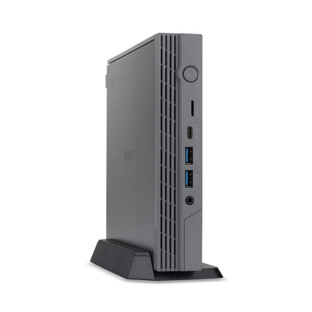 Acer Chromebox CXI5 - Mini PC - 1 x Core i5 1235U / up to 4.4 GHz - RAM 8 GB - SSD 256 GB - Intel Iris Xe Graphics - Gigabit Ethernet, IEEE 802.11ax (Wi-Fi 6E) - Bluetooth, 802.11a/b/g/n/ac/ax (Wi-Fi 6E) - Chrome OS - monitor: none - grey