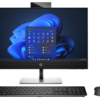 HP E24mv G4 Conferencing Monitor - E-Series - LED monitor - 23.8" - 1920 x 1080 Full HD (1080p) @ 60 Hz - IPS - 250 cd/m≤ - 1000:1 - 5 ms - HDMI, VGA, DisplayPort - speakers - silver, black head