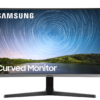 Samsung C32R500FHP - CR50 Series - LED monitor - curved - 32" (31.5" viewable) - 1920 x 1080 Full HD (1080p) @ 75 Hz - VA - 300 cd/m≤ - 3000:1 - 4 ms - HDMI, VGA - dark blue/grey